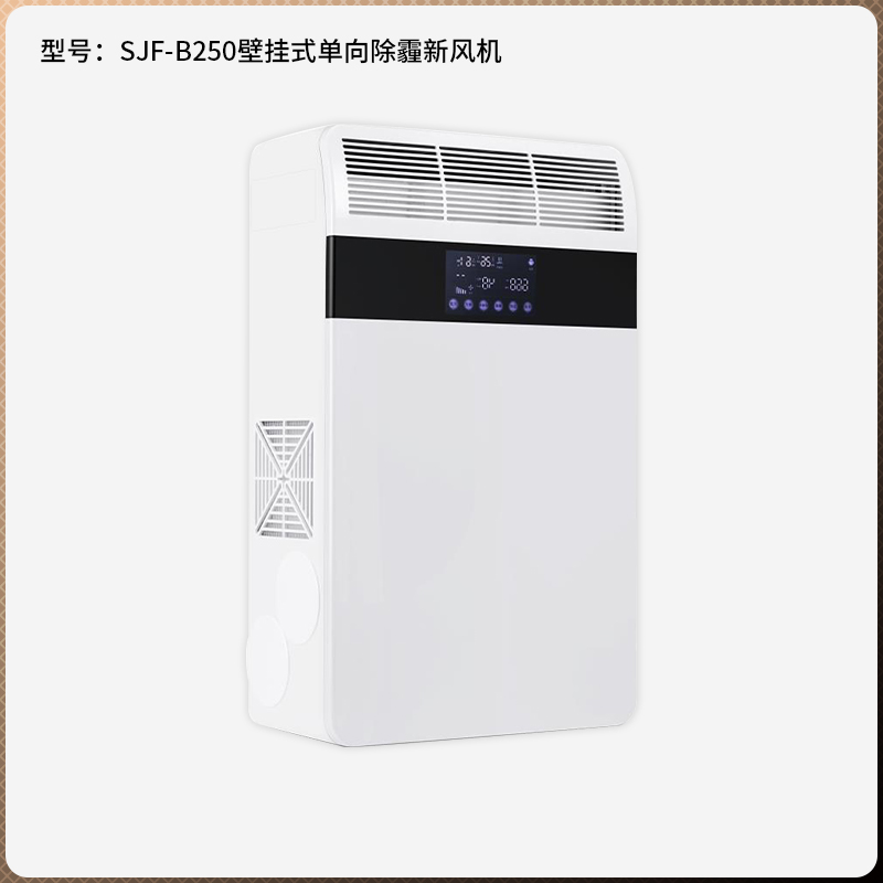 SJF-B250 壁掛式智能單向除霾新風機